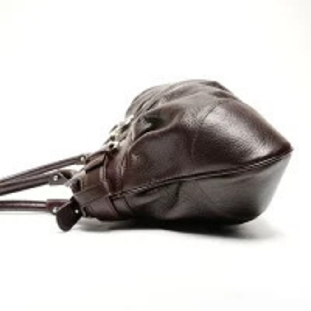 Salvatore Ferragamo Bag Brown Shoulder Gancini Leather